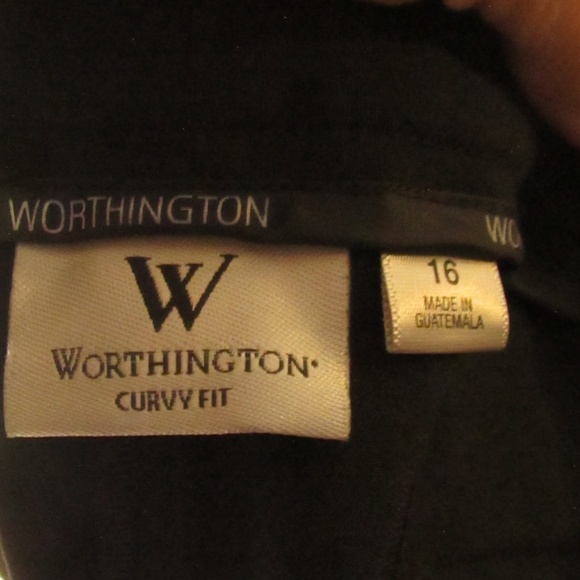 Worthington Black Wide Leg Pants - Picture 7 of 8